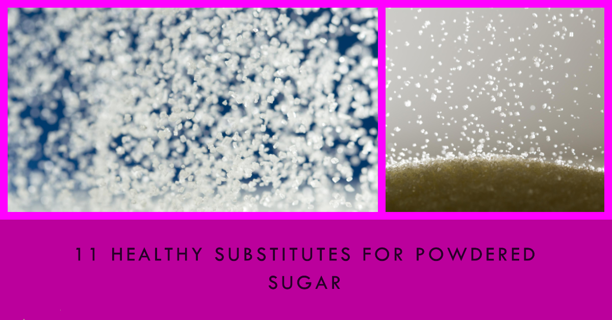 11 Healthy Substitutes for Powdered Sugar KetoGoods