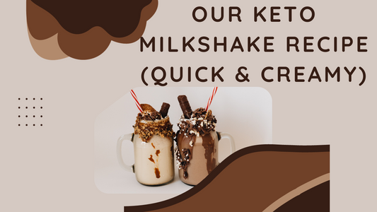 Our Keto Milkshake Recipe (Quick & Creamy)