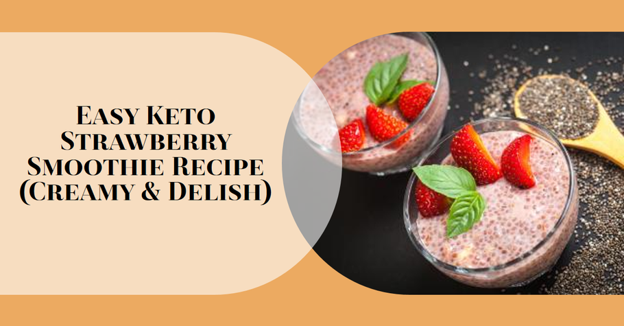 Easy Keto Strawberry Smoothie Recipe (Creamy & Delish)