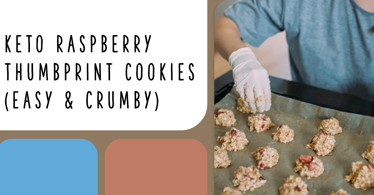 Keto Raspberry Thumbprint Cookies (Easy & Crumby) KetoGoods