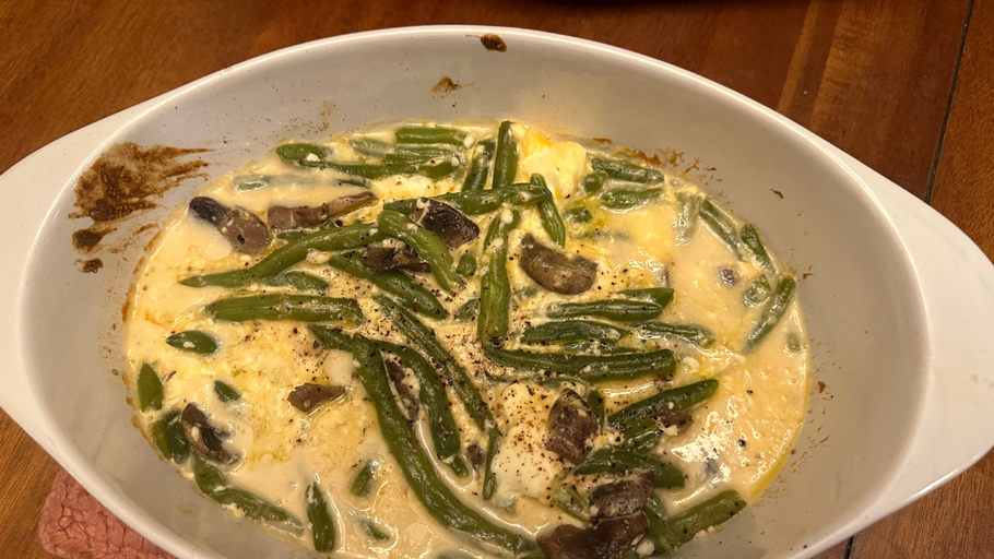 Easy Keto Green Bean Casserole Recipe