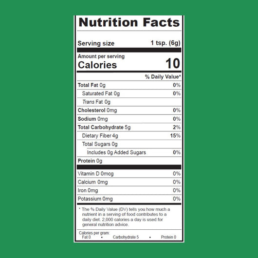 Fiberyum Tapioca Soluble Fiber Syrup (40oz)