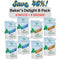 8-Pack of Monkfruit & Allulose Granules  (4 White + 4 Brown)