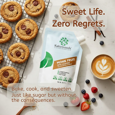 Monk Fruit + Allulose Granules - 30oz