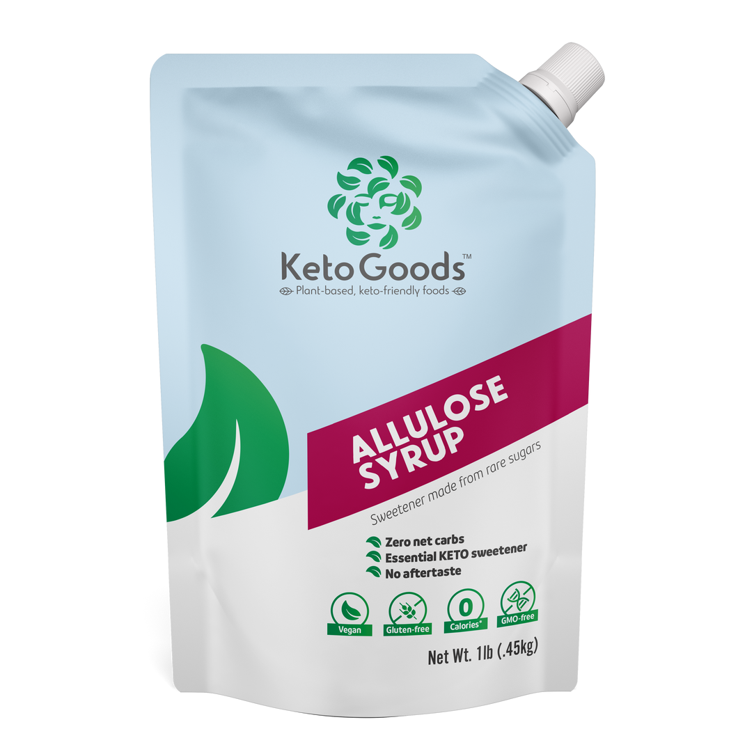 KG-AL-L-16 KetoGoods Allulose Syrup zero calorie sweetener front of packaging #KG-AL-L-16