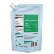 Load image into Gallery viewer, KG-AL-L-16 KetoGoods Allulose Syrup zero calorie sweetener back of packaging #KG-AL-L-16
