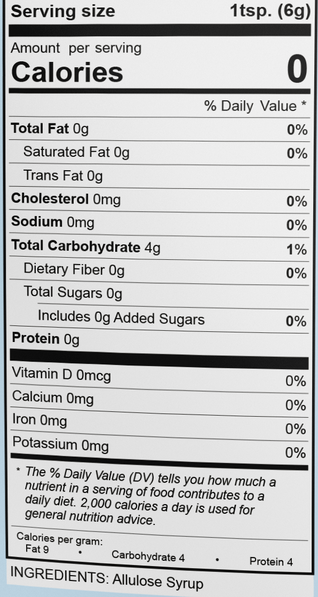 KG Allulose Syrup - 50lb Bulk