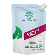 Load image into Gallery viewer, KG-AL-L-2.5 KetoGoods Allulose Syrup zero calorie sweetener front of packaging #KG-AL-L-2.5
