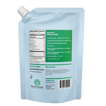 Load image into Gallery viewer, KG-AL-L-2.5 KetoGoods Allulose Syrup zero calorie sweetener back of packaging #KG-AL-L-2.5
