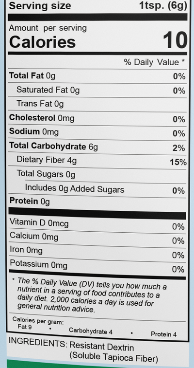 Fiberyum Tapioca Soluble Fiber Syrup - 50lb Bulk