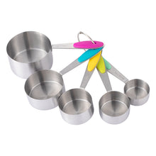 Load image into Gallery viewer, Colored Stainless Steel Measuring Cup Set
