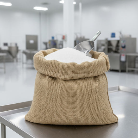 WHITE Monk Fruit + Allulose Granules - 55lb Bags