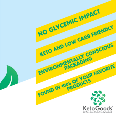 No glycemic impact, good for the environment #ALL